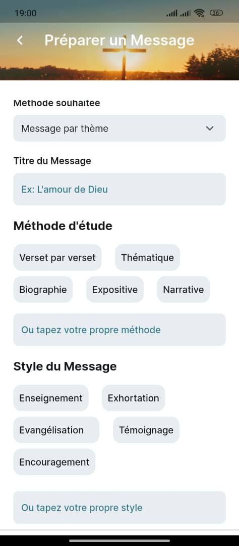 Préparer un Message - Go Sermon